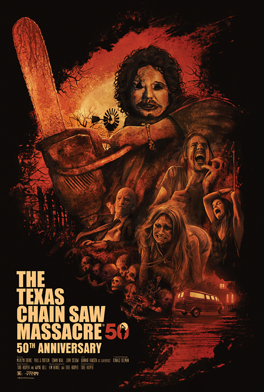 Horror Movie The Texas Chain Saw Massacre (1974) poster